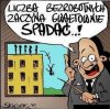 Liczba bezrobotnych spada.
