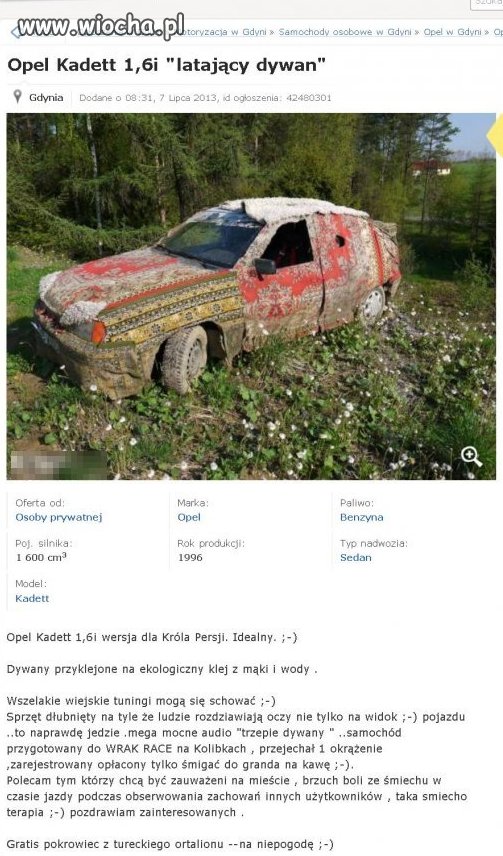Nietypowe ogłoszenie 
