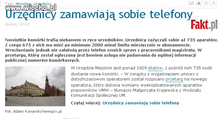 Nowy pomysł urzędników z magistratu Wrocławskiego