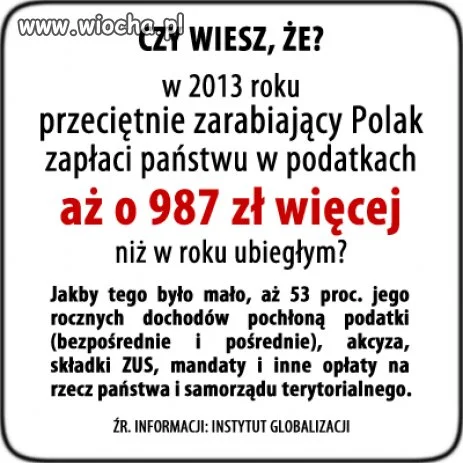 Państwo doi nas jak mleczne krowy..