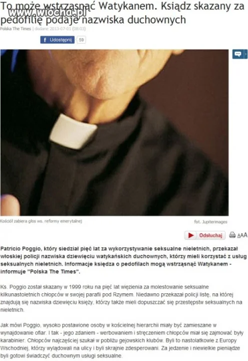 Pedofilia w Watykanie