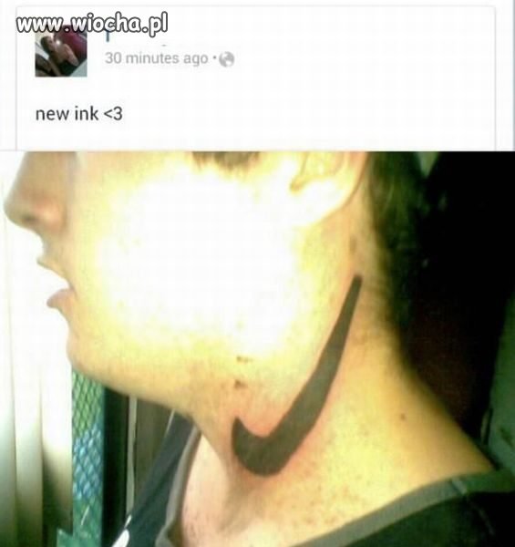 Tatuaż NIKE 