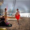 Wakacje, plaża i ten szarmancki podryw