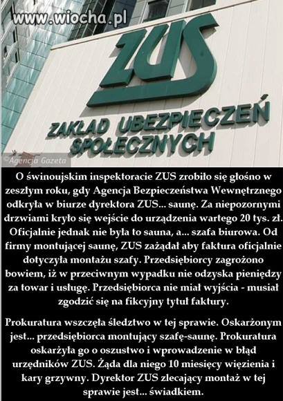 Zrobił saunę