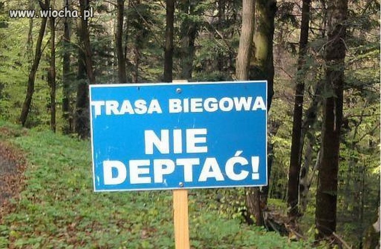 Nie deptać