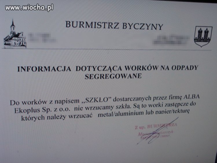 Sagi śmieciowych absurdów ciąg dalszy