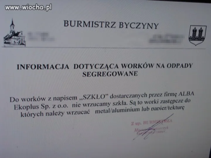 Sagi śmieciowych absurdów ciąg dalszy