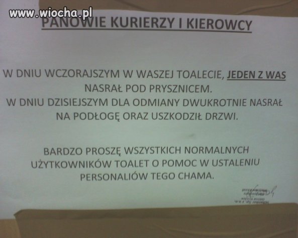 Niecodzienna prośba