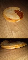 Tost z serem i bekonem. McDonald w Lubinie