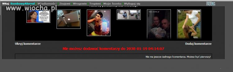 Debil BombowyAhmed frajer ma bana do 2038 roku