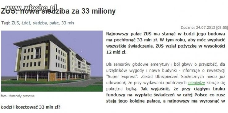Nowy pałac dla ZUS