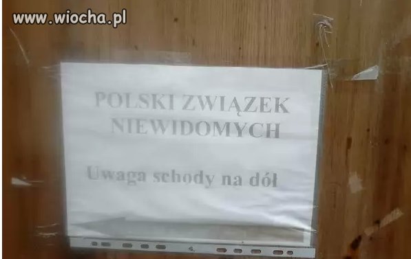 Informacja dla niewidomych...