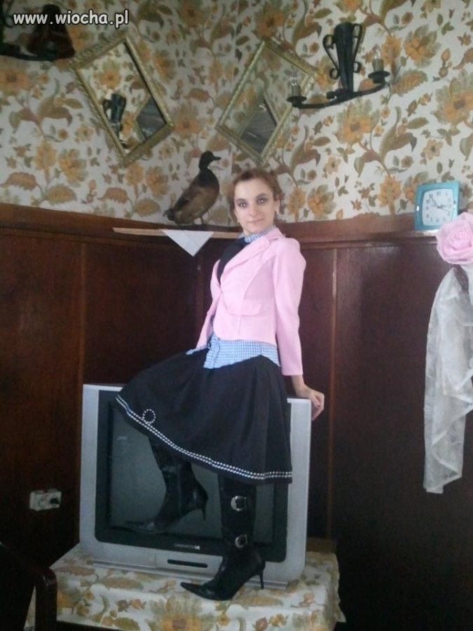 Takie na telewizorze haha