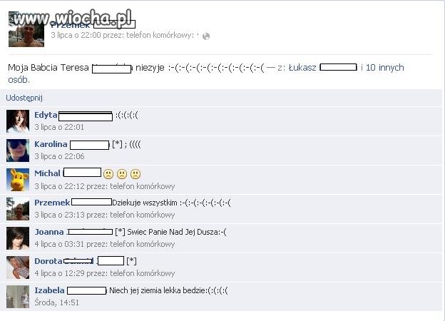 Teraz tak się przeżywa śmierć najbliższych..