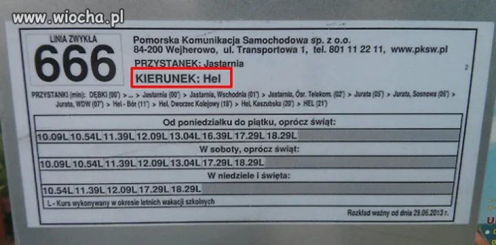 Droga do piekła.