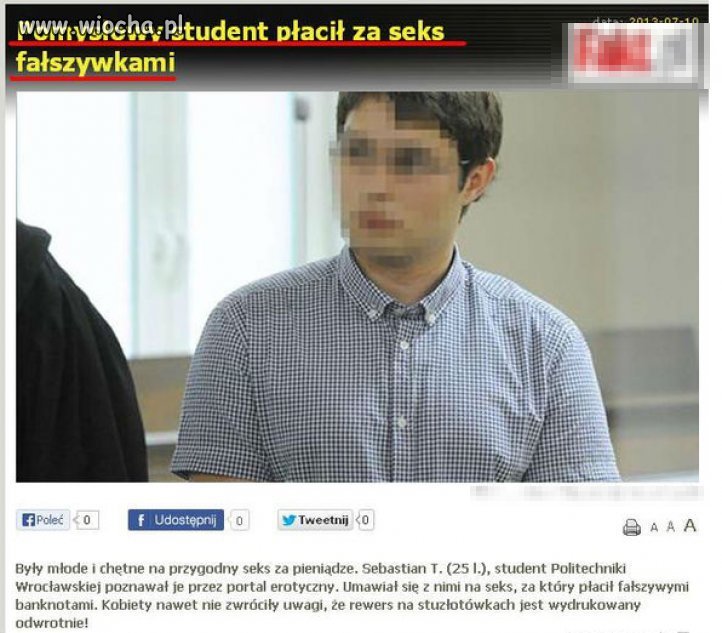 Pomysłowy student...