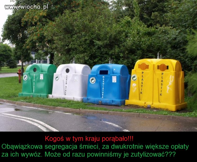 Dostałem pismo o obowiązku segregacji śmieci