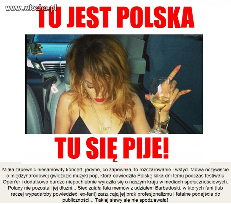 Pijana gwiazda zatacza się na oczach fanów 