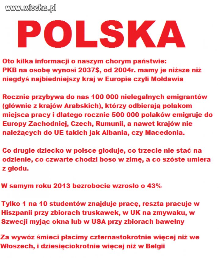 POdziękujmy rządzącym za taki kraj