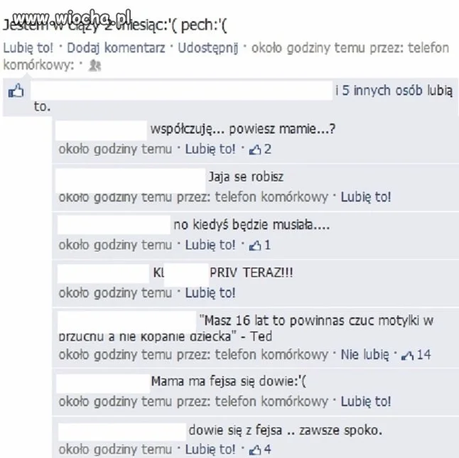 15 latka w ciąży...