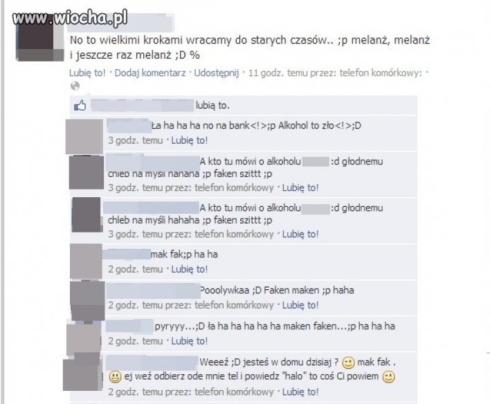 Lekkie przegięcie pały na fejsie