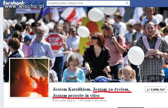 Zawsze mi się wydwało, że in vitro to życie