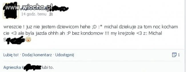 13-latka: chwalić to się umie...