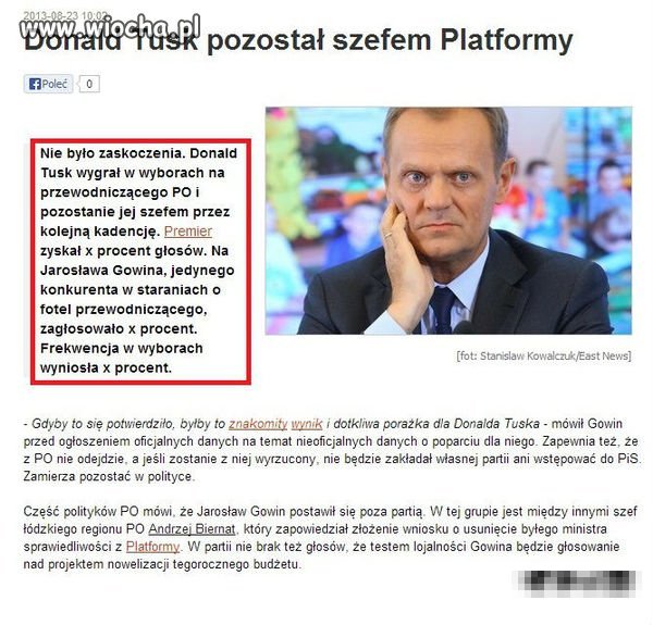 X procent