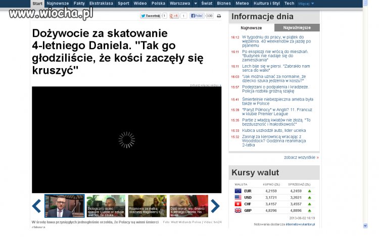 Dożywocie za skatowanie dziecka w Anglii