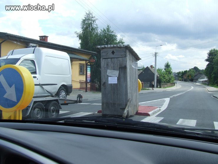 Najnowszy model budki, do poboru opłat 