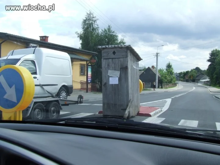 Najnowszy model budki, do poboru opłat 