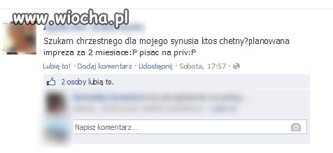 Chrzestny z Facebooka