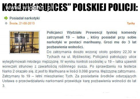   Spektakularny sukces policji