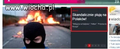 Nie kończą się oszczerstwa w stronę Polaków !