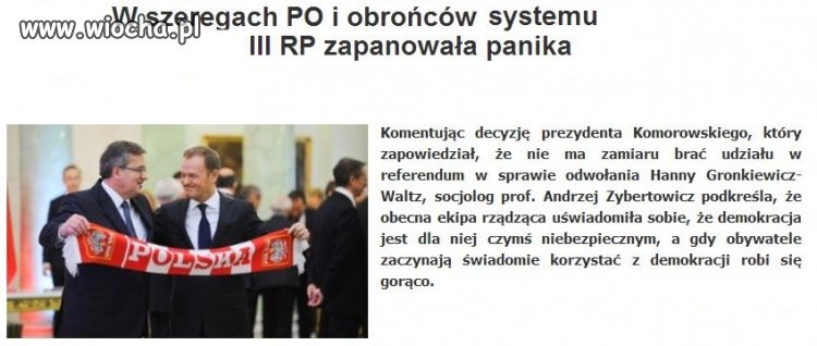Jak przestraszyć PO-wca? 