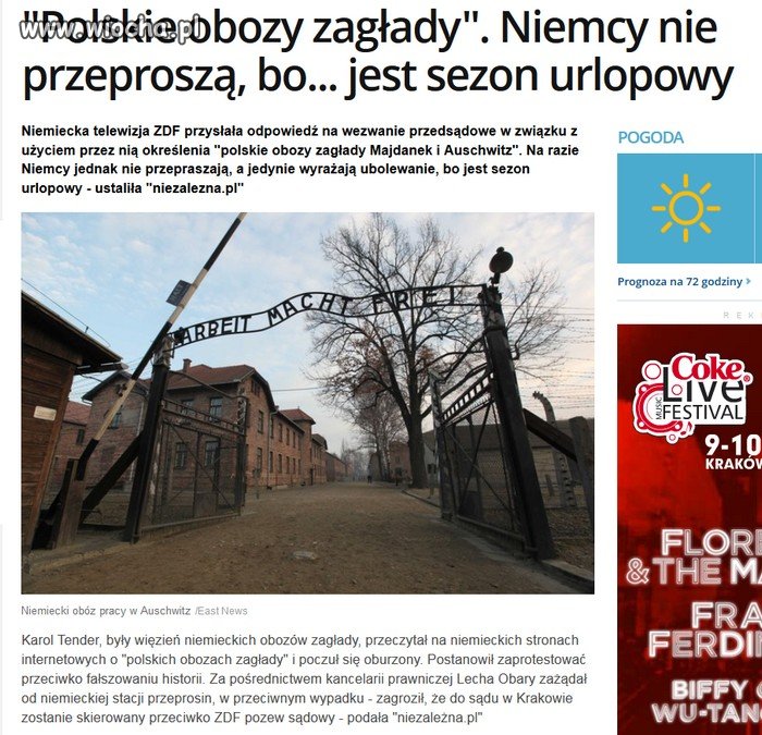 Niemcy nie przeproszą za użycie słów 