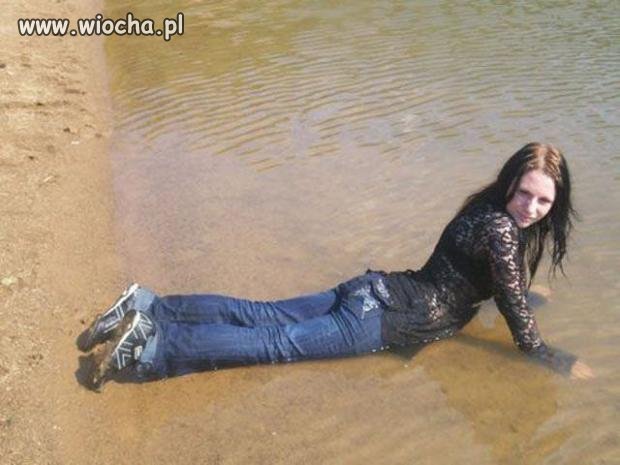 Morze wyrzuciło coś