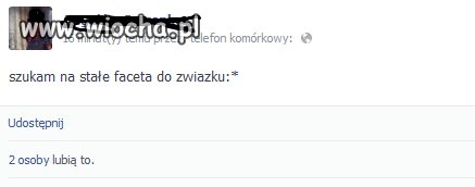 Szukanie faceta przez FB