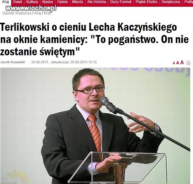 Głos rozsądku w poważnej sprawie
