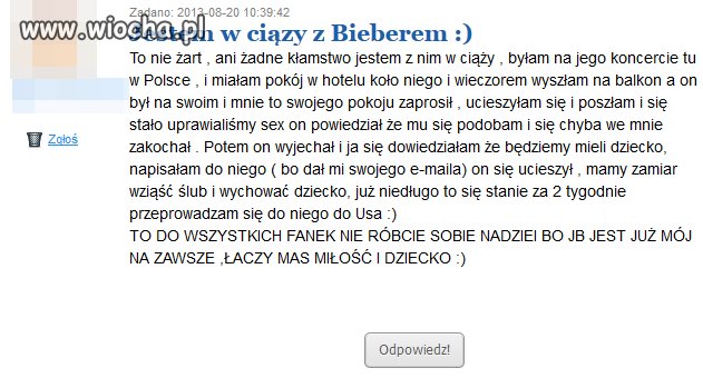Kolejna fanka Biebera