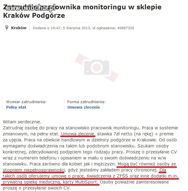 Chcesz umowę o pracę?