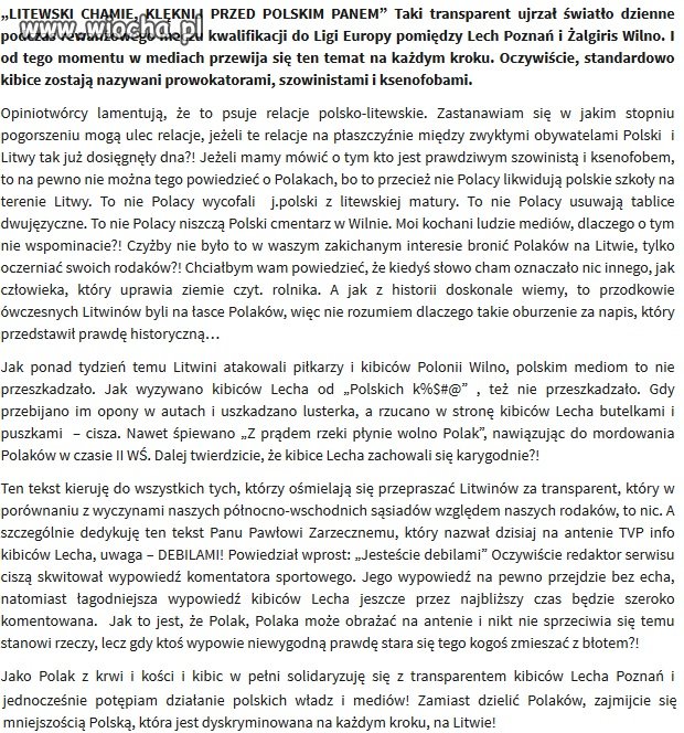 Polskie władze i media
