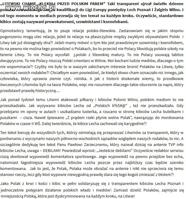 Polskie władze i media