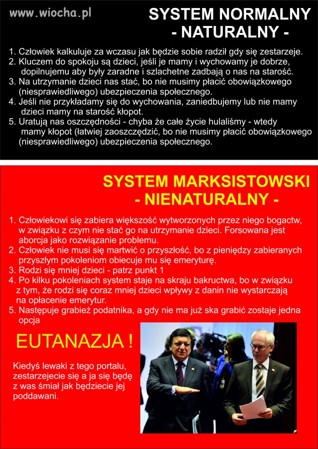 Lewacki system emerytalny wyjaśniony