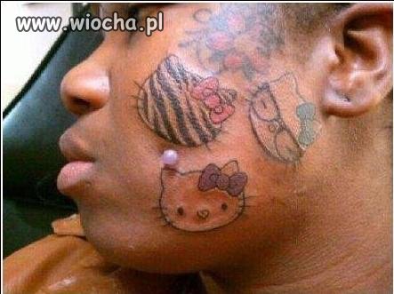 Tatuaże Hello Kitty