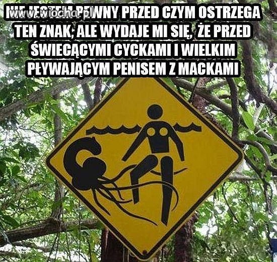Pewien znak ostrzegawczy