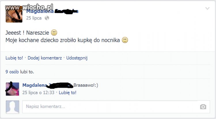 Wiocha na facebooku