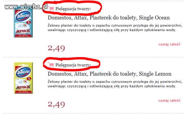 Domestos-pielęgnacja twarzy...