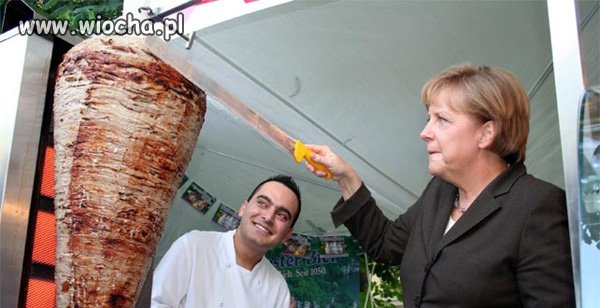 Jedząc kebaba osiedlasz araba.
