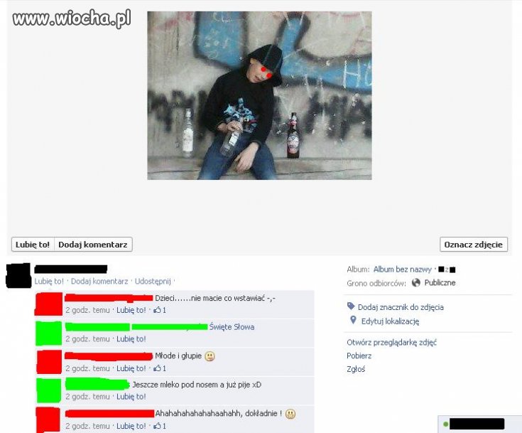 Szpan 10 latka na fb